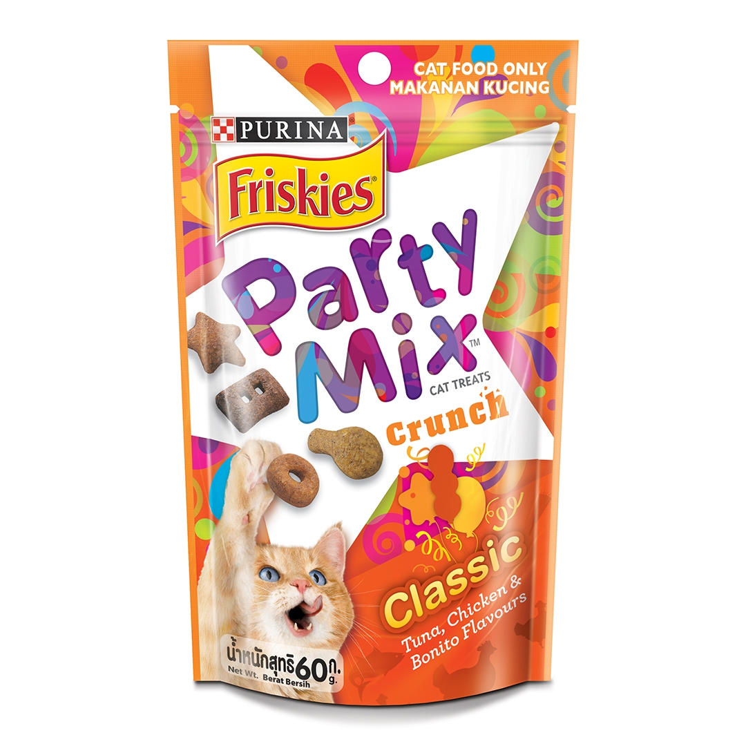 Friskies party mix sale crunch original cat treats