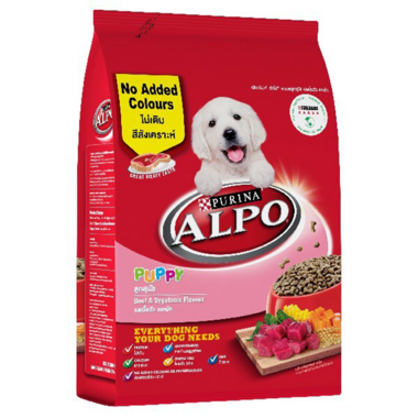 Purina Alpo Beef Vegetables with Milk Essentials Puppy Dry Dog Food