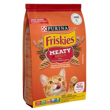 Friskies Meaty Grill Adult Dry Cat Food 