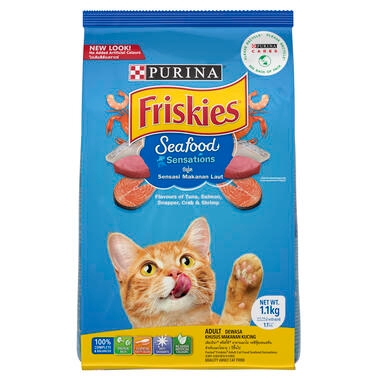 Purina Friskies Seafood Sensations Adult Dry Cat Food