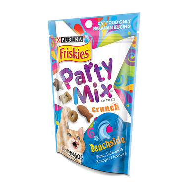 Purina Friskies Party Mix Crunch Beachside Adult Cat Treats